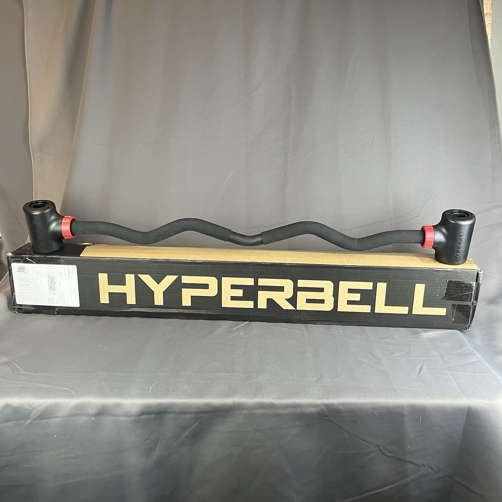 2x Jayflex EZ Curl Hyperbell Dumbbell Converter - Convert Dumbbells to Barbell