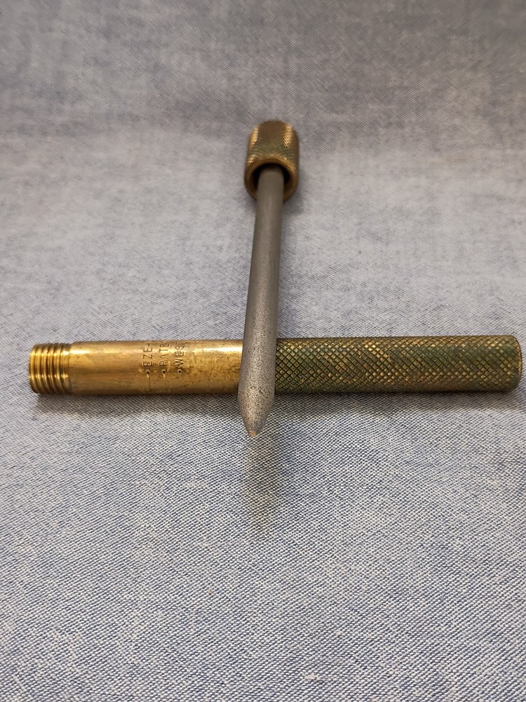 Vintage Brass Eze-Lap Diamond Sharpener -used-