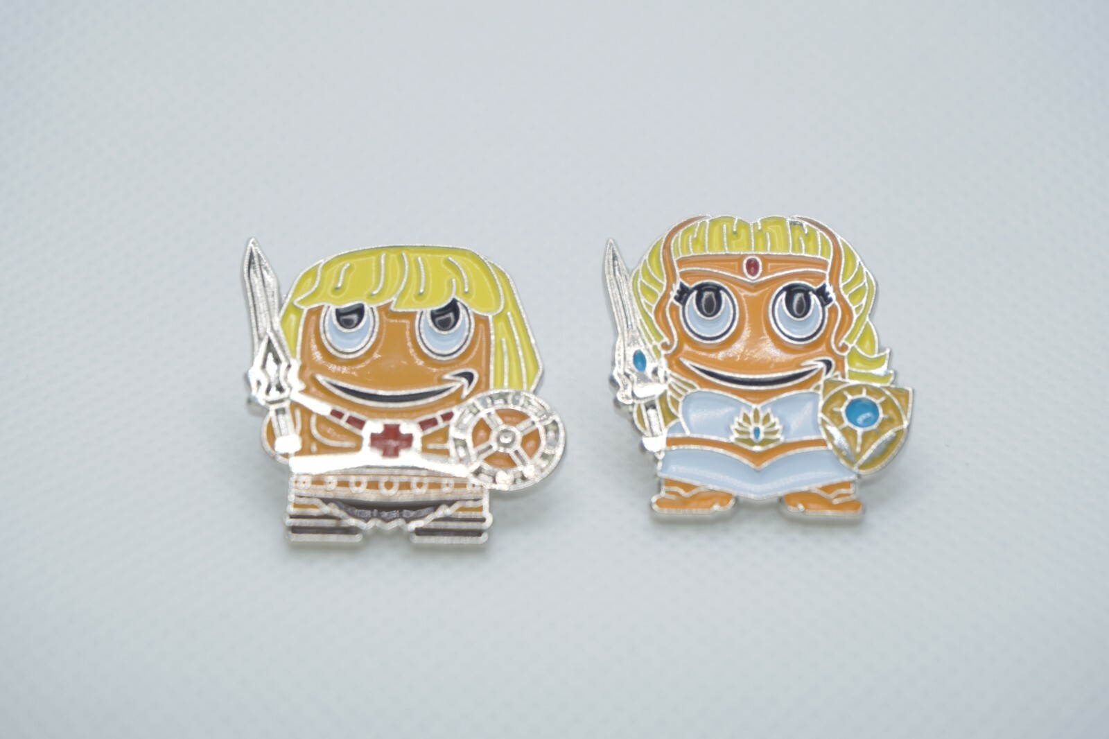 Peccy She-Ra and He-Man Amazon Associate Pin Lot of 2 Masters of the Universe