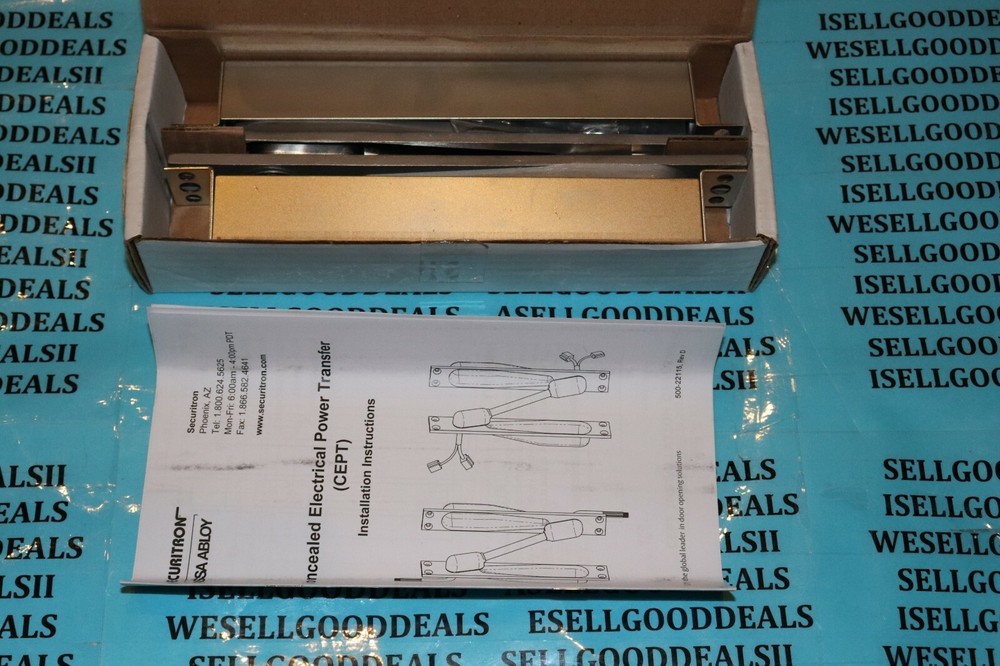 Securitron CEPT-C5E Concealed Electric Power Transfer US32D New