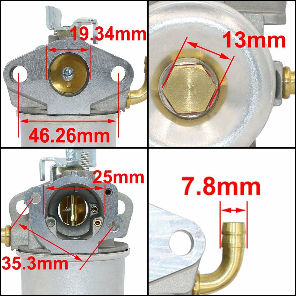 Carburetor Carb for 3750 PowerMate generator with Briggs & Stratton engine
