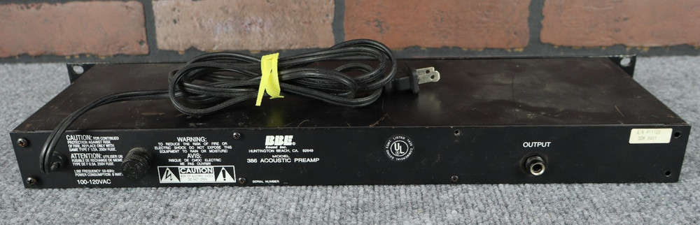 BBE 386 Acoustic Preamp