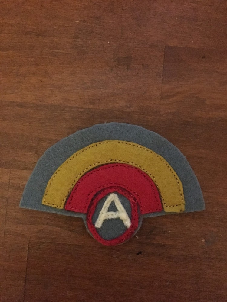 WWI US Army 42nd Division, 3rd Third Army Patch wool felt AEF