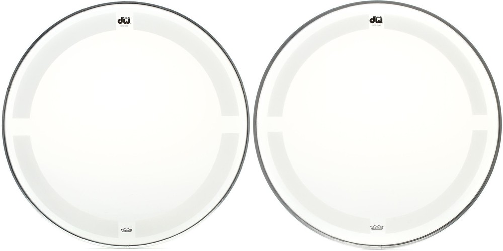 DW Coated Clear Drumhead - 12 inches + DW DRDHCC14 Value Bundle