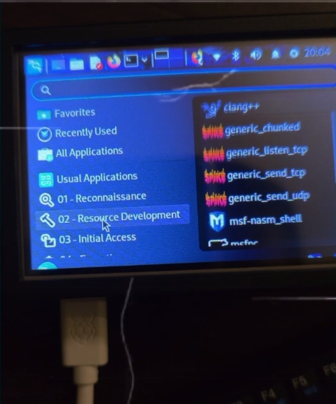 Pi Handheld - Kali Linux w/ 64GB MicroSD Memory Card