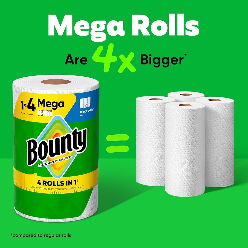 Select-A-Size Paper Towels - White - 2 Mega Rolls
