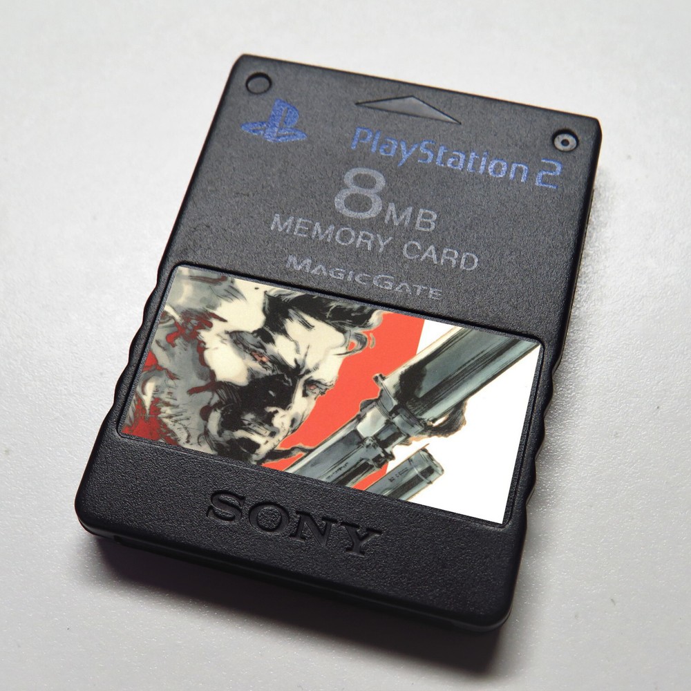 Metal Gear Solid Collection - Custom PlayStation Memory Card Stickers