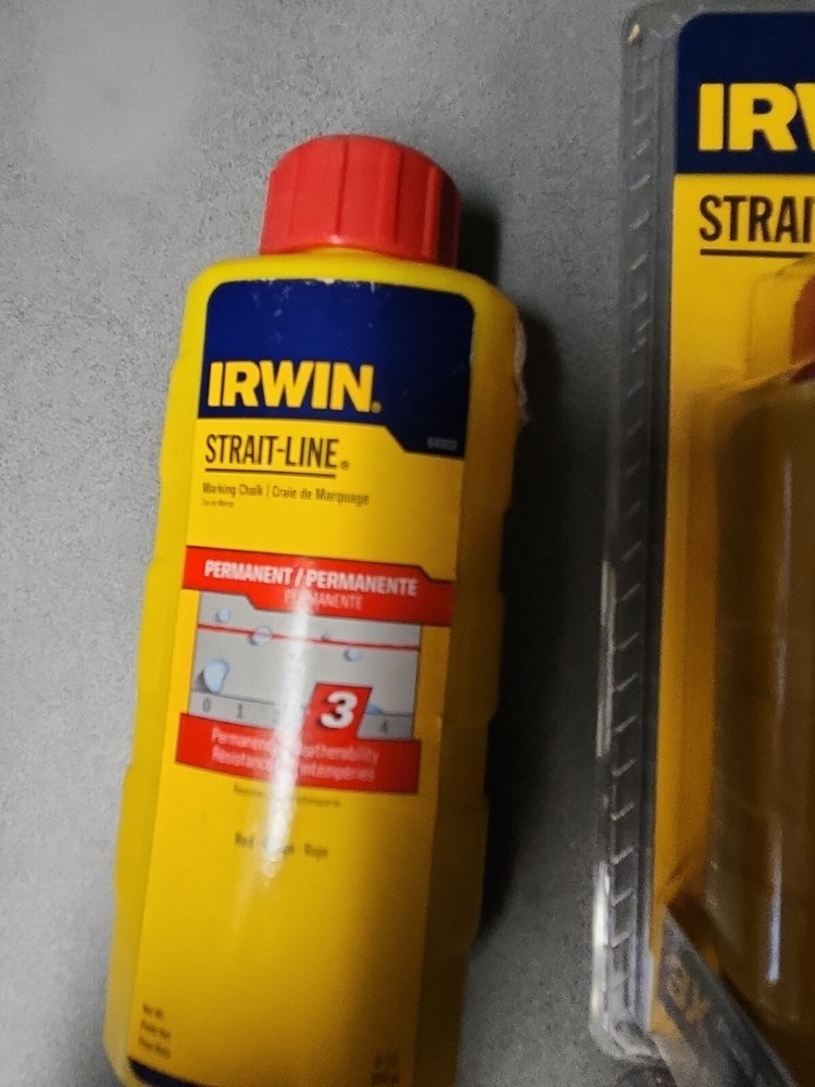 Irwin straight line chalk markers with refills READ DESCRIPTION!