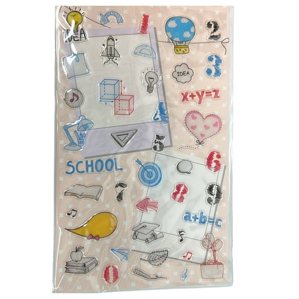 DIY School Stickers – Creative & Customizable Stickers: 1 Pack