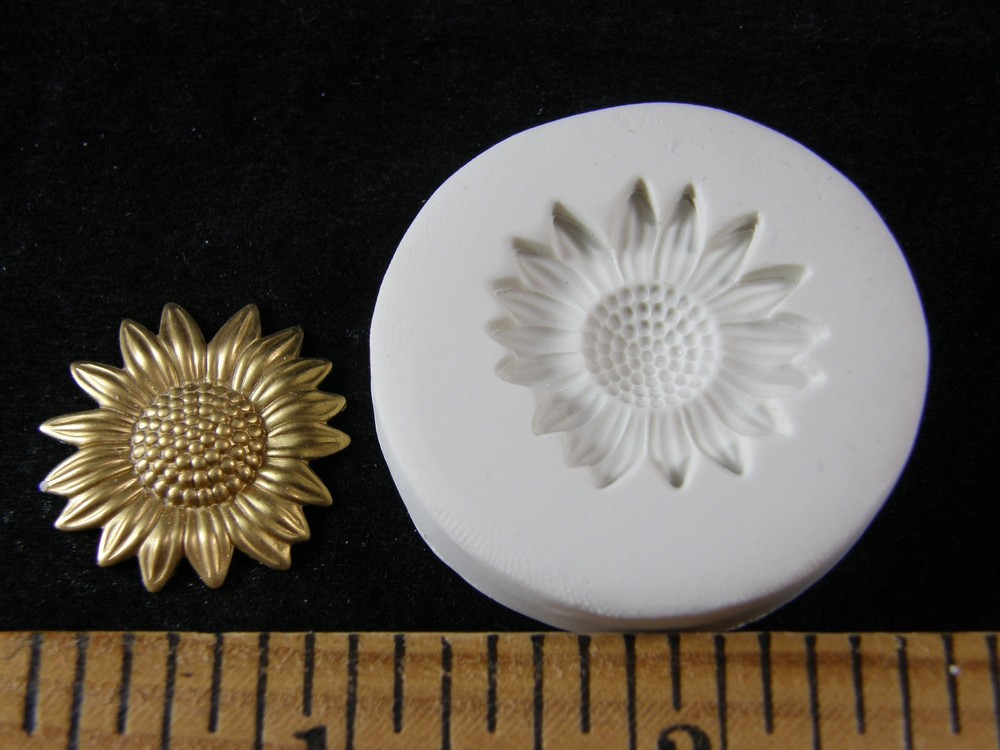 Sunflower Polymer Clay Mold (MD1441)