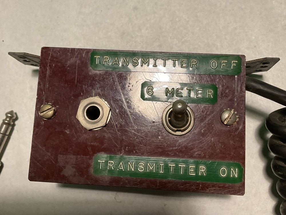 Vintage/ Antique Transmitter Switch ( Off & On )