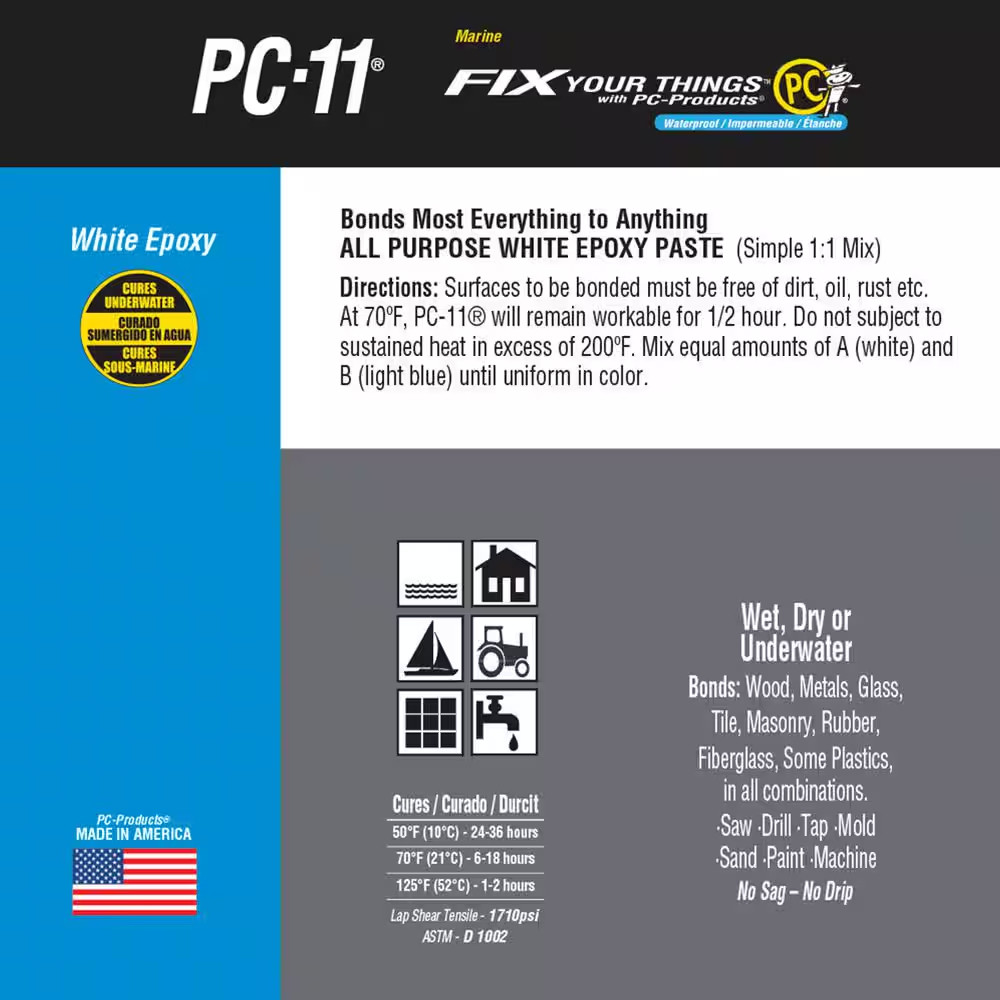PC-11 1/2 lb. Paste Epoxy