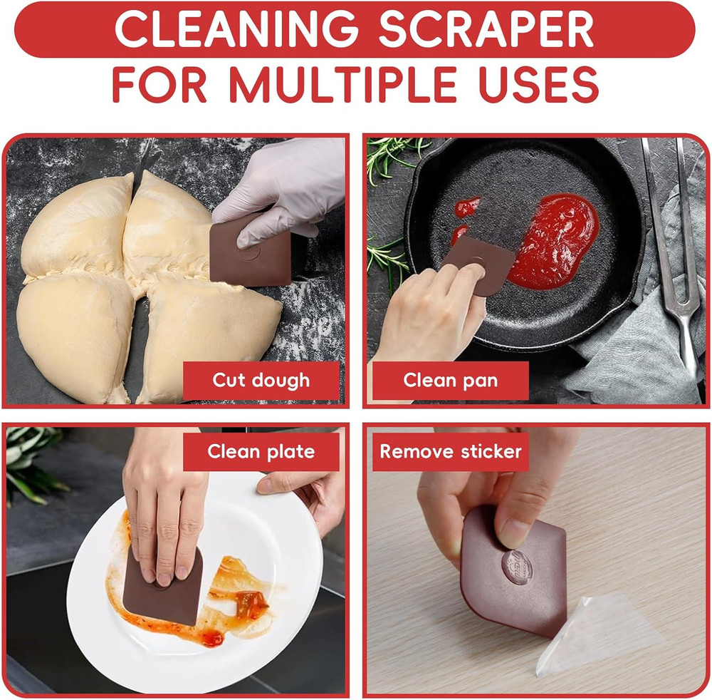 Pan Scraper, 10 Pcs Pot Scraper, Pan Scraper Plastic, Multifunctional Scraper To
