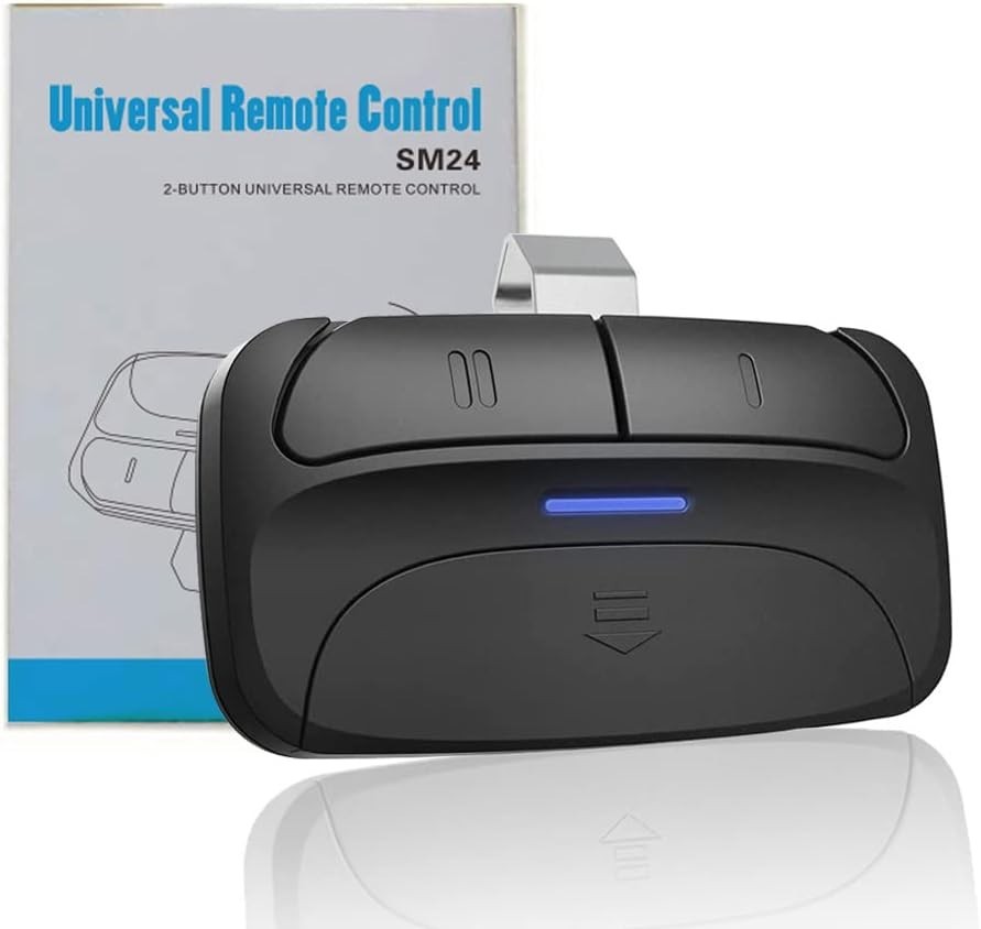 Universal 2-Button Garage Door Remote for Homeowners - Easy Multi-Device Control