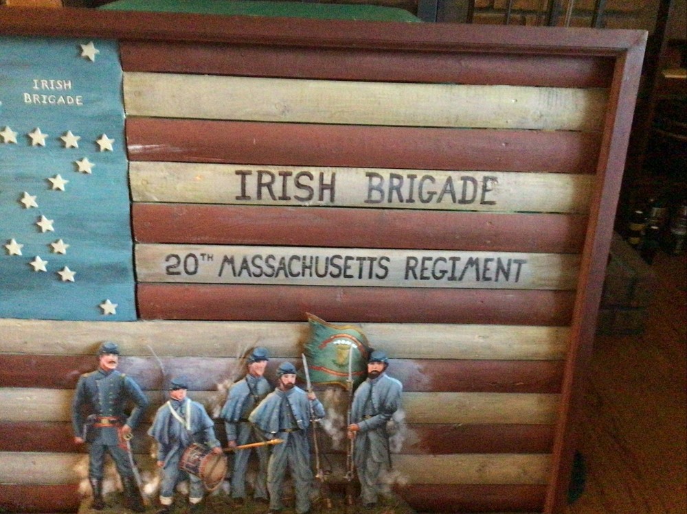 Irish Brigade 20th Massachusetts Regiment Sign