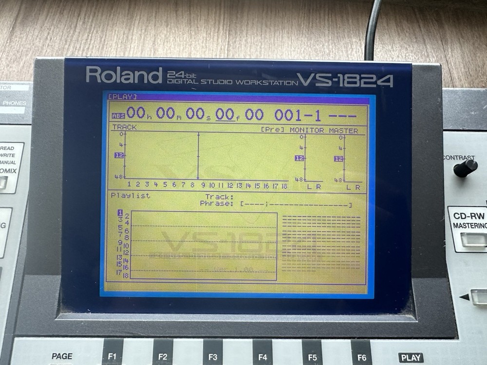 Roland VS-1824CD Digital Studio Workstation 24-Bit Multitrack Recorder