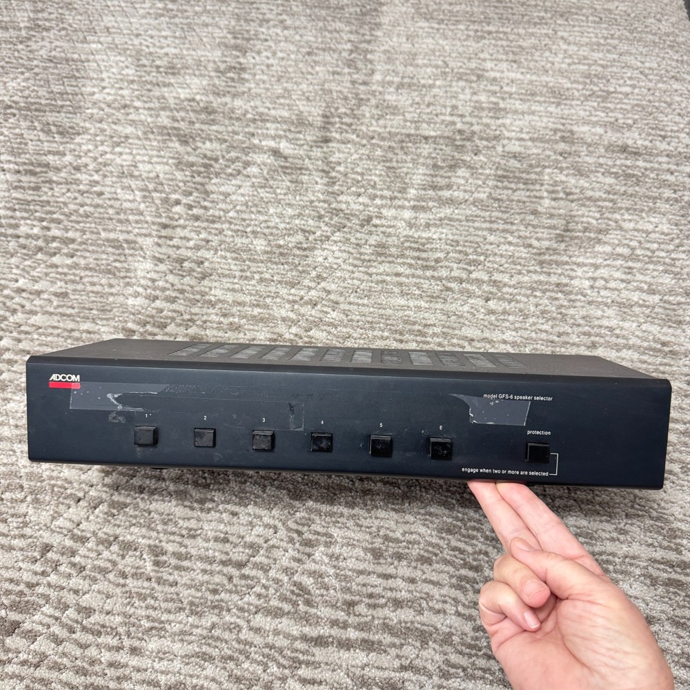 ADCOM GFS-6 Speaker Selector Amp Protection