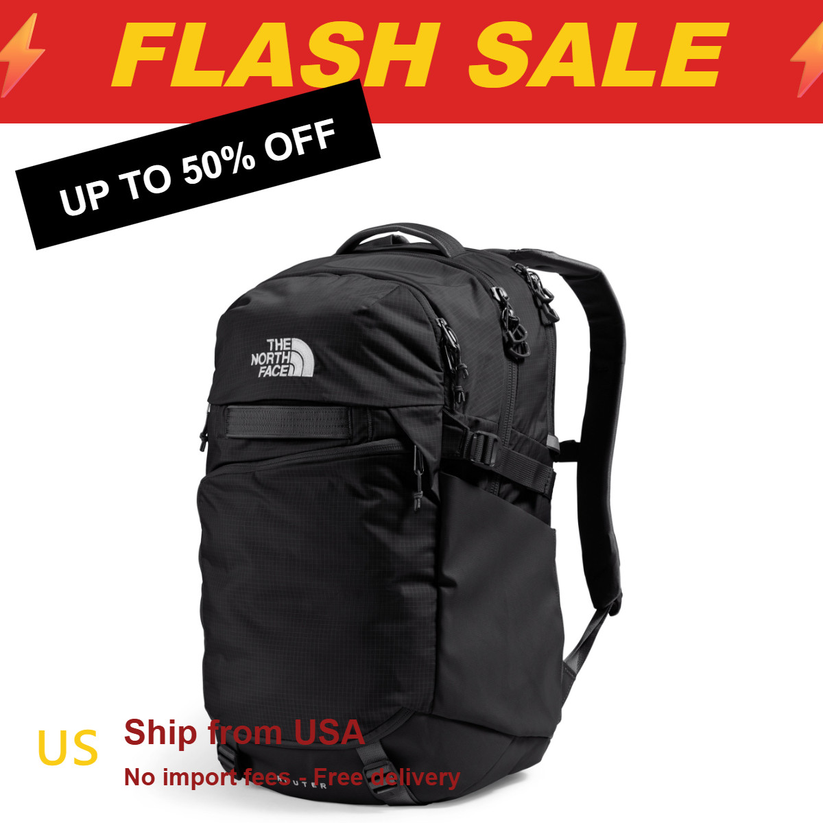 [ BIG SALE ] The North Face Router Travel Pack