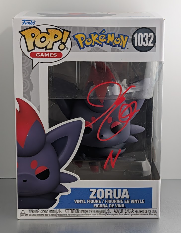 Hikaru Midorikawa JVA Signed Autographed Funko Pop #1032 ZORUA N Pokemon JSA