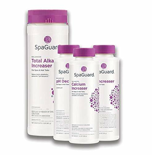 SpaGuard Balancer Bundle (pH Decreaser, pH Increaser, Alkalinity Increaser, C...