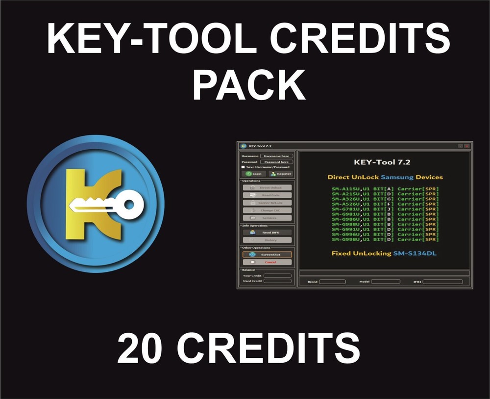 Key Tool, Credit Pack, 20 Credits