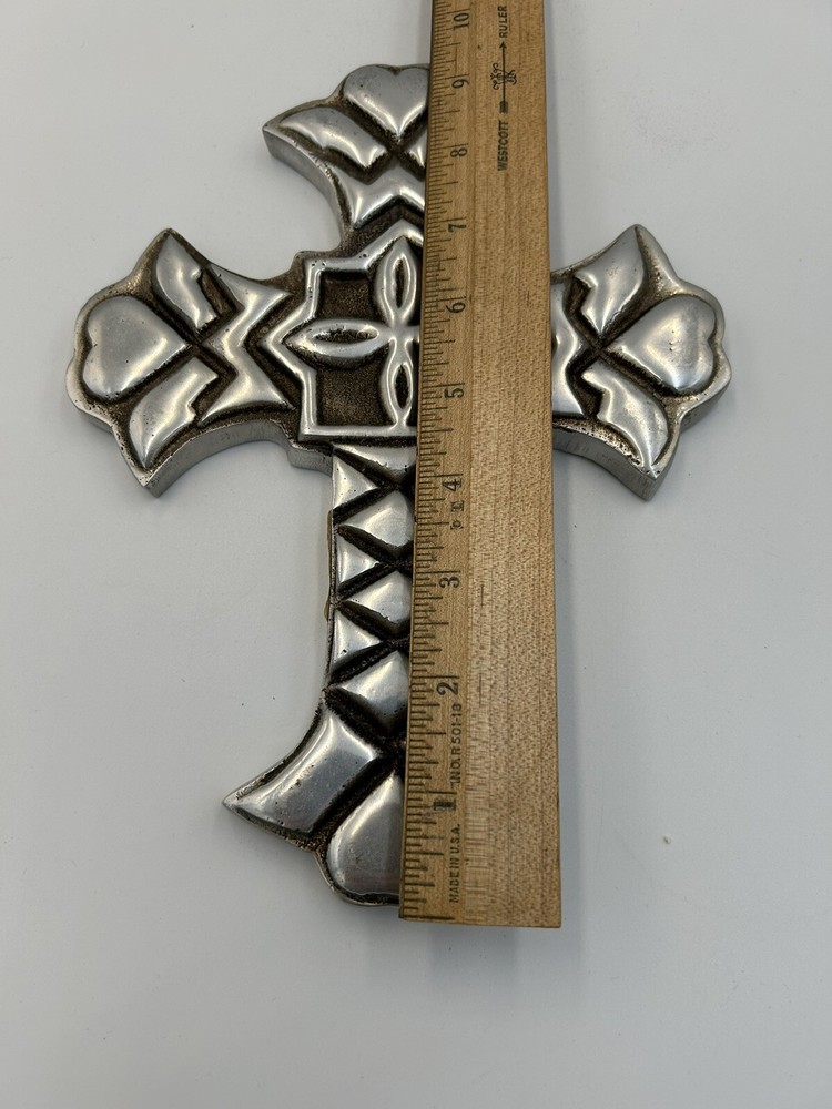 Pewter Cross Wall Hanger