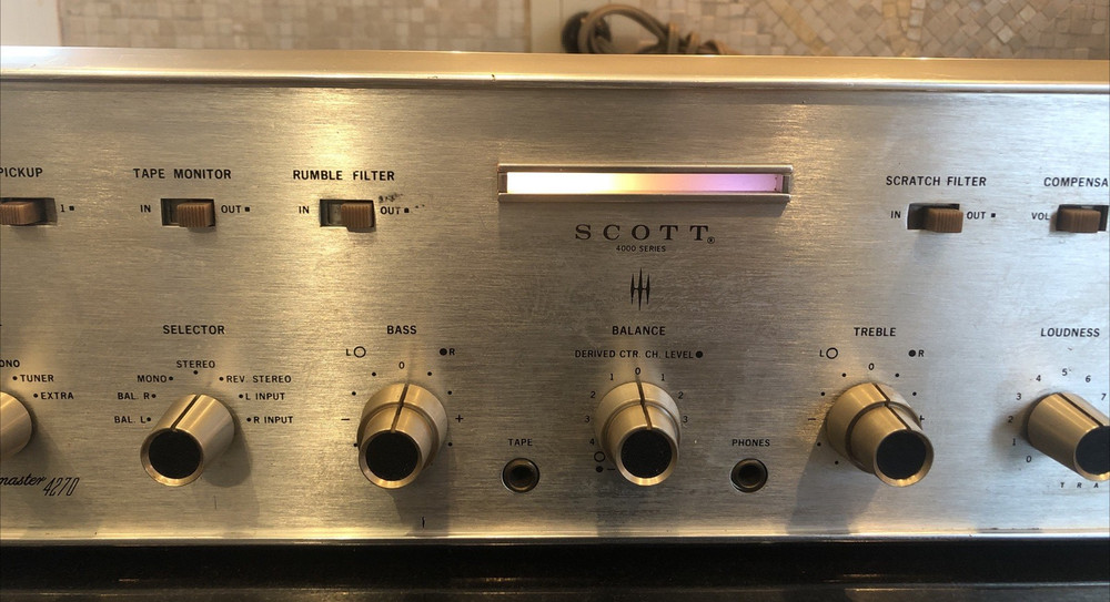Scott Stereomaster 4270 Transistor Stereo Amplifier Perfect Working Condition