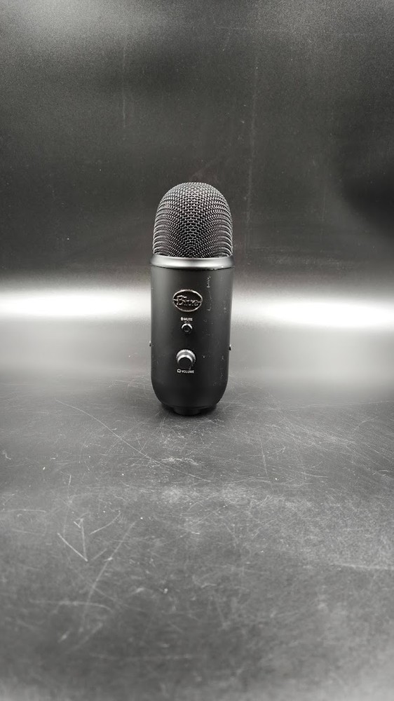 Blue Yeti Microphone Used Working Black