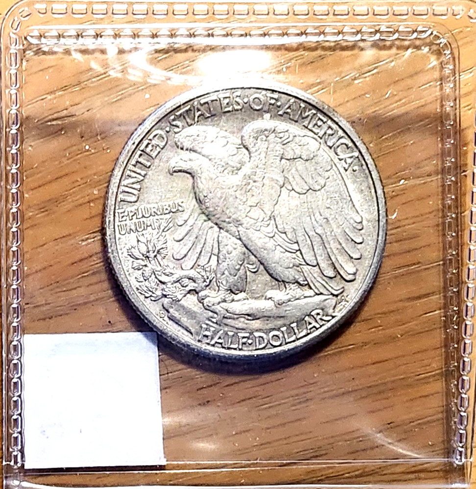 90% SILVER 42 D WALKING LIBERTY HALF