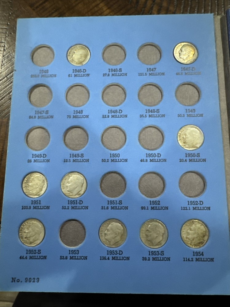 Roosevelt Dim Collection Starting 1946