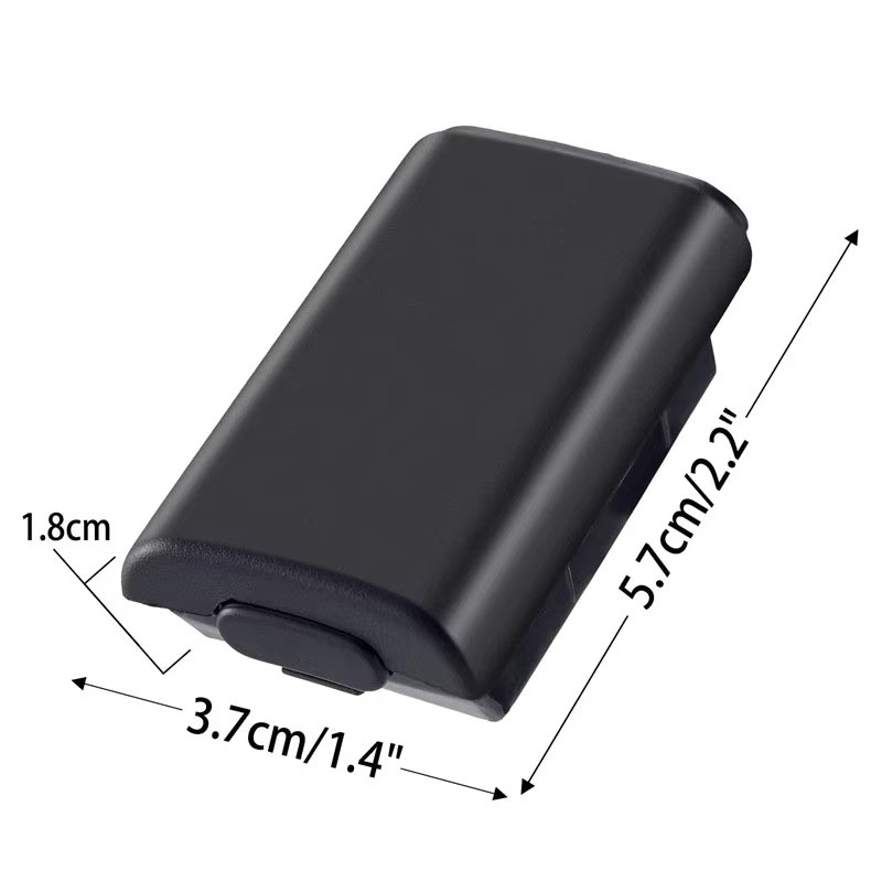 Battery Back Cover Case Shell Pack For Xbox 360 Wireless Controller Black