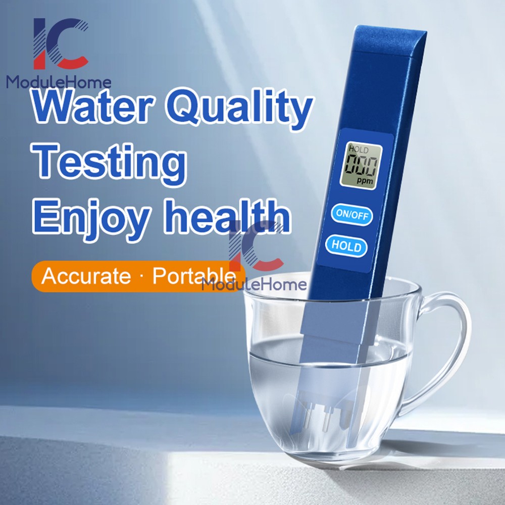 TDS Meter Digital Tester Water Quality Testing Tool for Drinking Water 0-9990ppm