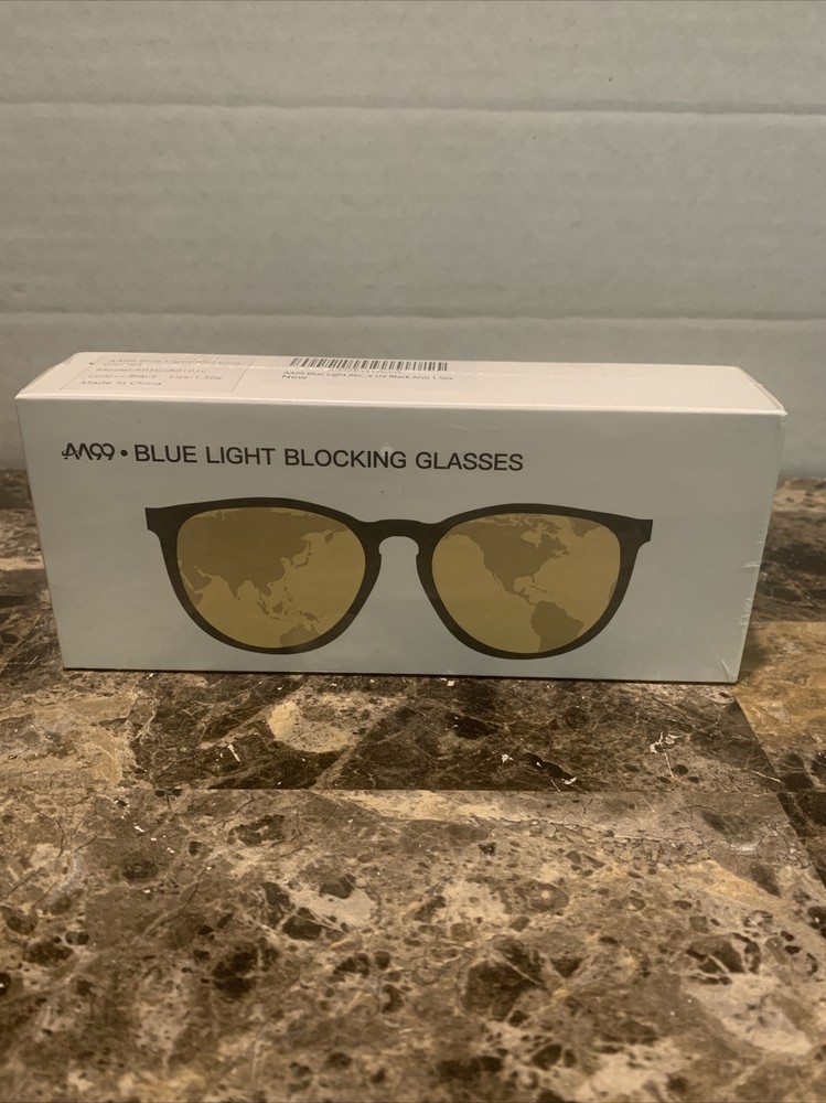 Aa99 blue light blocking glasses 1.50 color black 2 pack