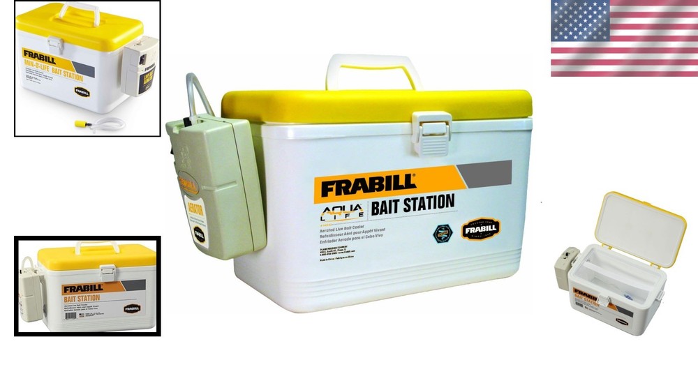 Portable Aerator Bait Container 8-Quart Capacity