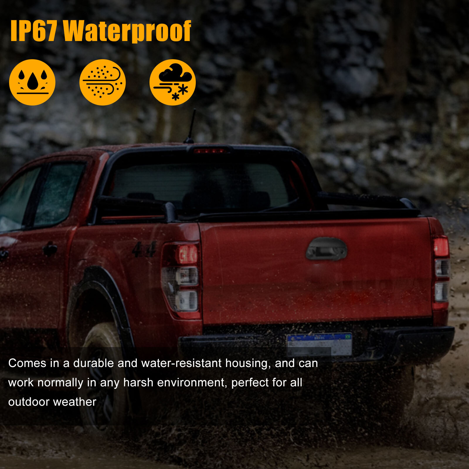 Tailgate Handle Camera Kit For Ford F150 F250 F350 1997-2003 2004 2005 2006 2007