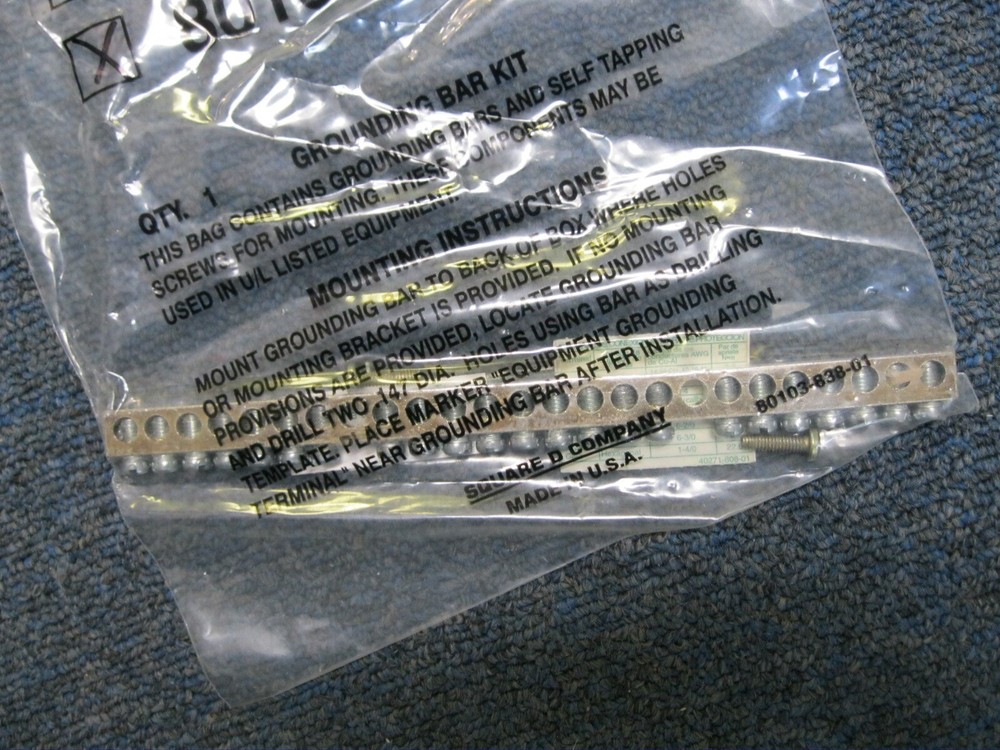 Square D 80103-026-53 Grounding Kit