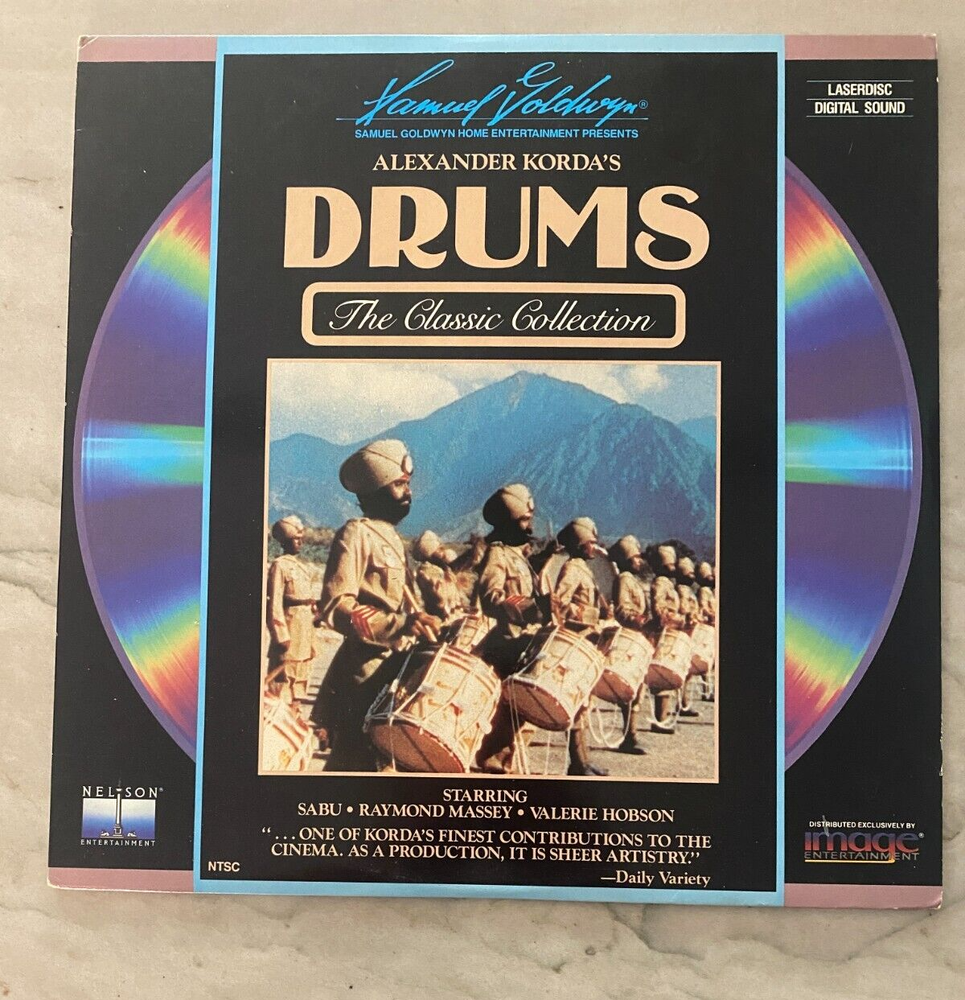 DRUMS LASER DISC (Alexander Korda)