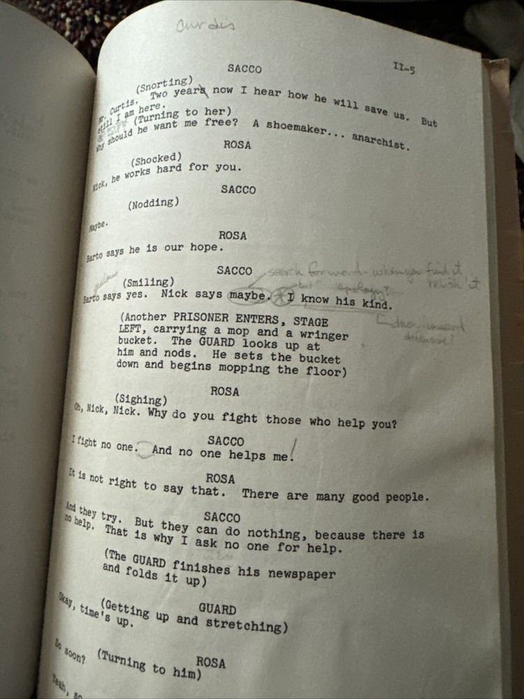 The Advocate Robert Noah broadway play made movie Script Screenplay