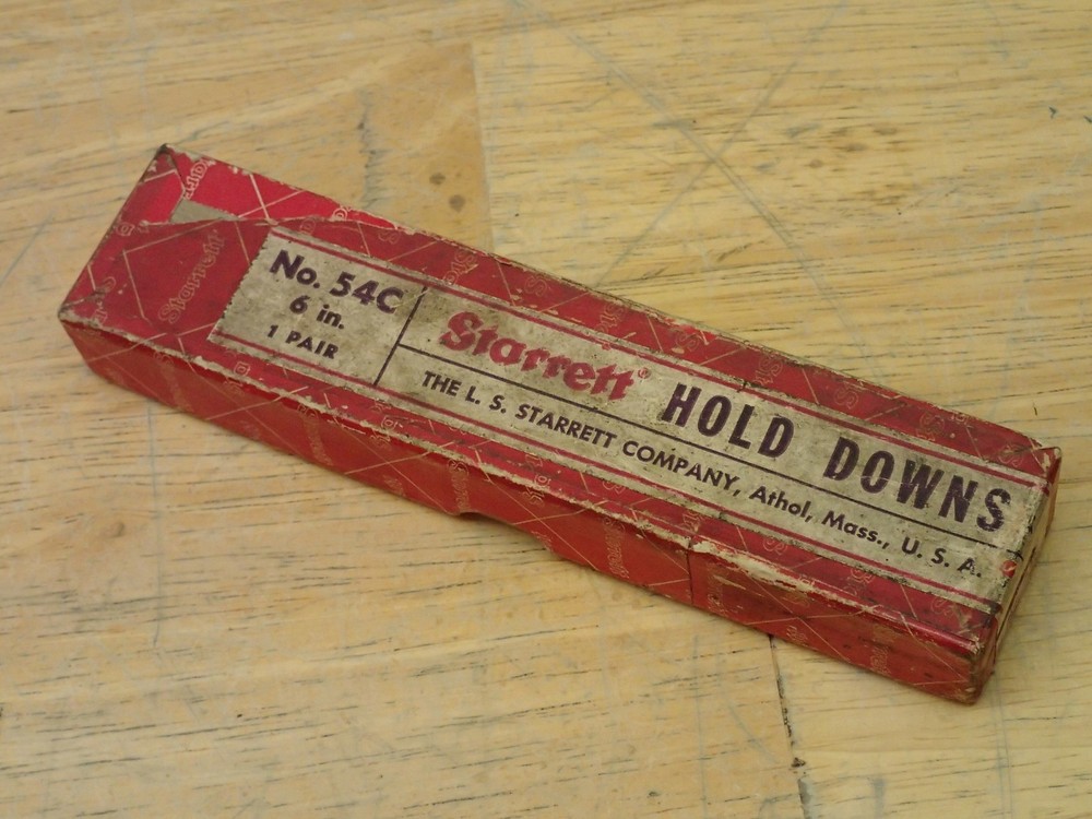 Starrett 54C Hold Downs 6 Inch User Items