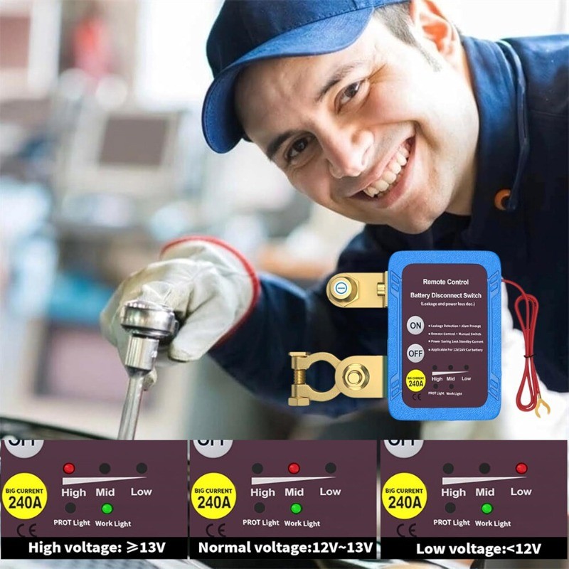 Remote Control Car Battery Switch Disconnect Power Kill Master Isolator Cut Off