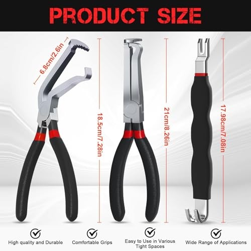 Electrical Disconnect Pliers,3 PCS Electrical Connector Pliers Electrical