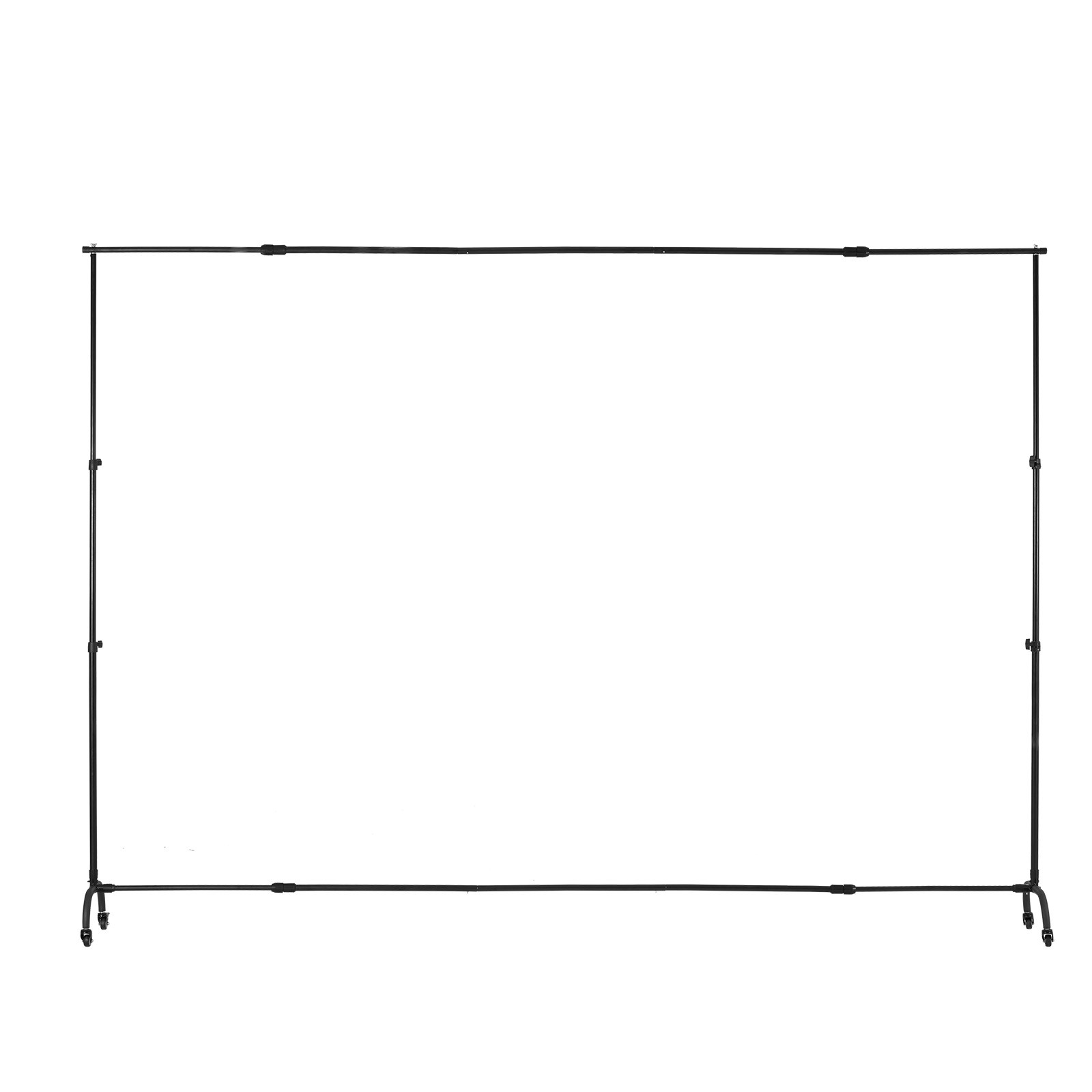 VEVOR Backdrop Stand Movable Stand Kit 7 x 10 ft for Party & Photo Video Studio