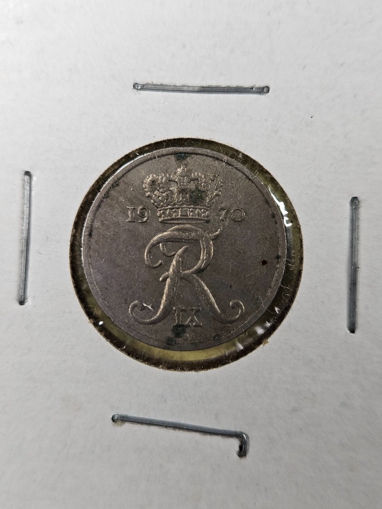 COINS - DENMARK - 10 ORE 1970