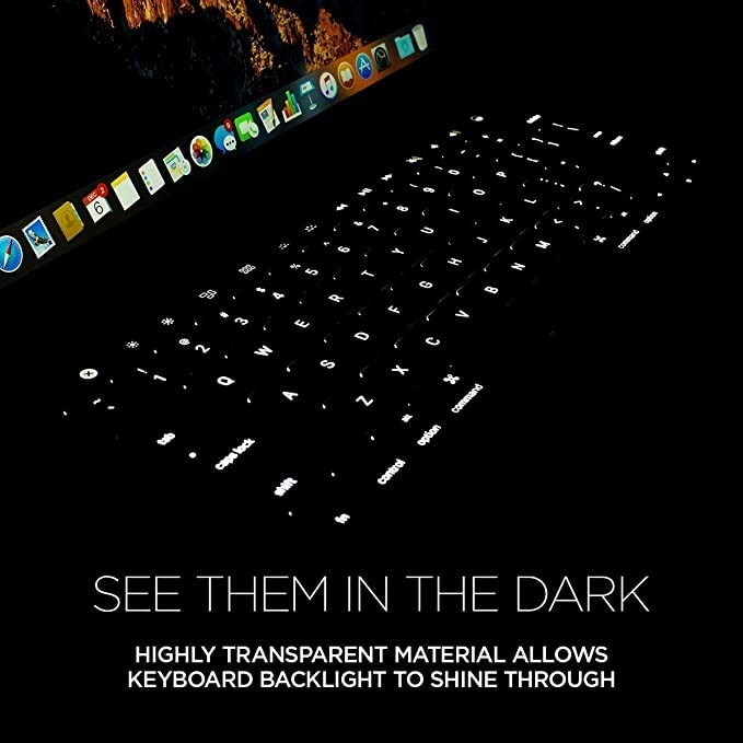 GhostCover Premium Ultra Thin Keyboard Protector, Standard With Touch Bar