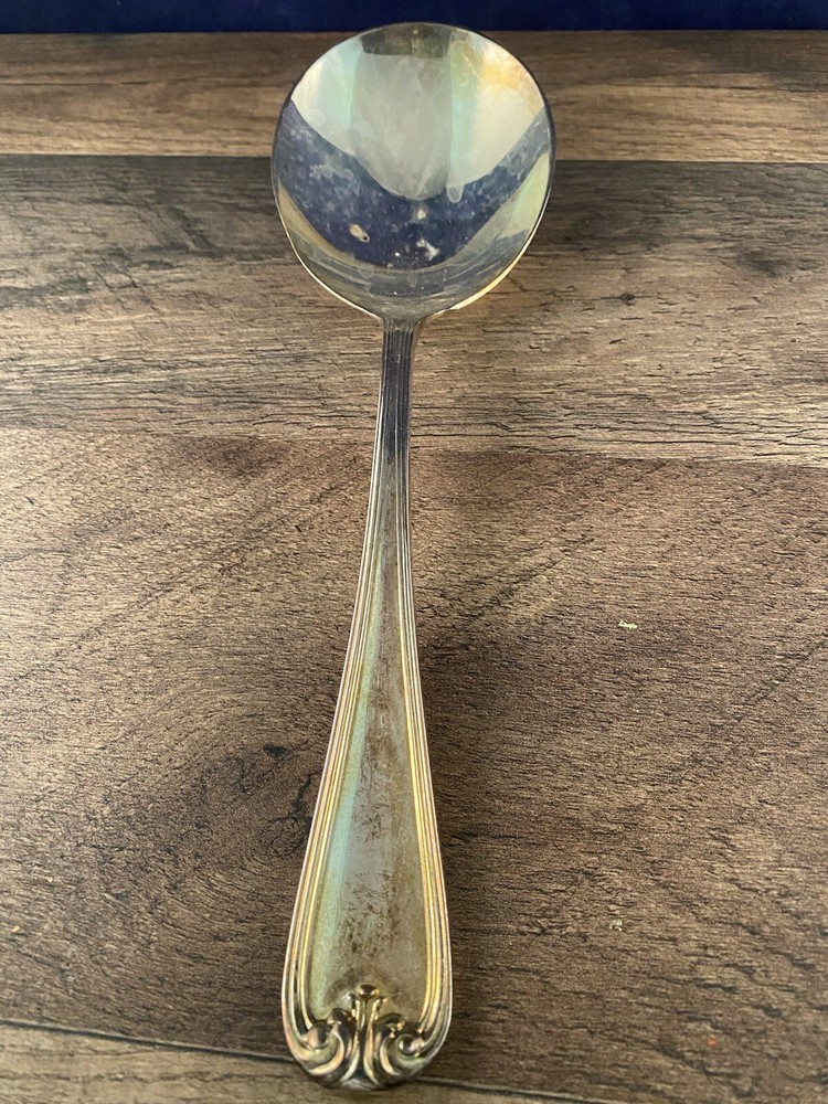 Gorham Heritage Italy Silverplate Flatware Large Casserole Serving Spoon