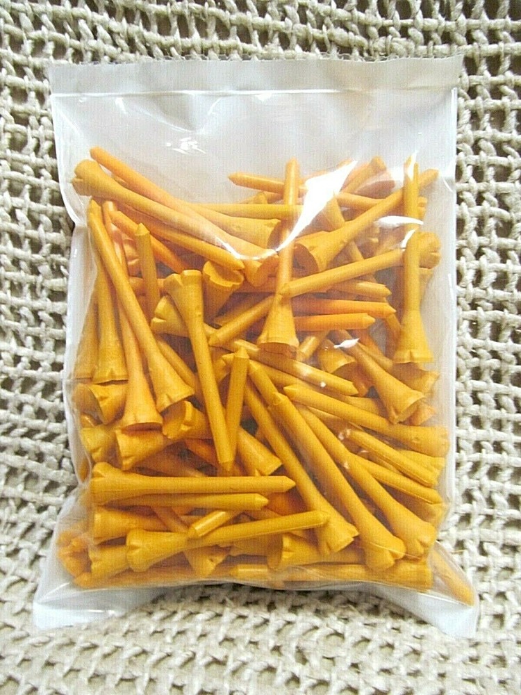 ULTRA PERFORMANCE ORANGE MIXED LENGTHS High Durability Plastic Golf Tees~ Pk 100