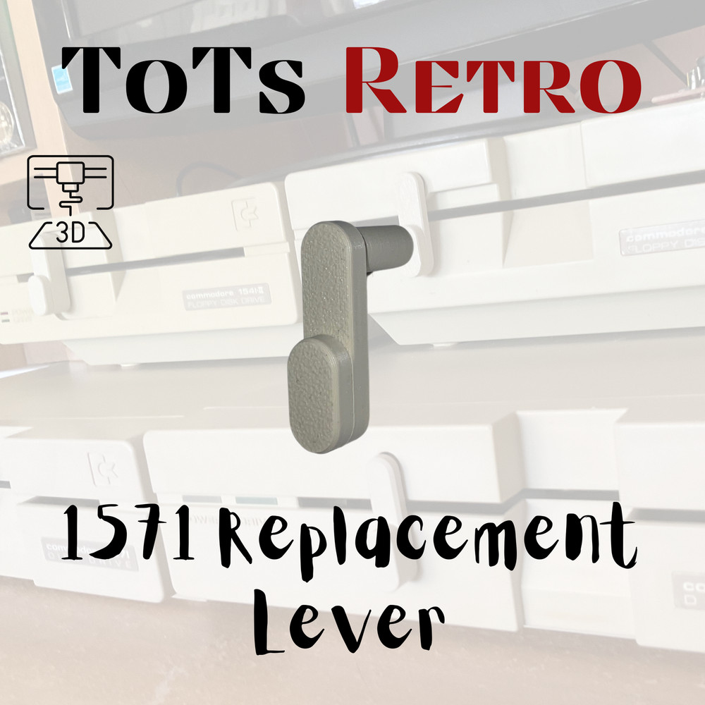 Commodore 1571 Disk Drive Replacement Lever 3d Printed  CBM