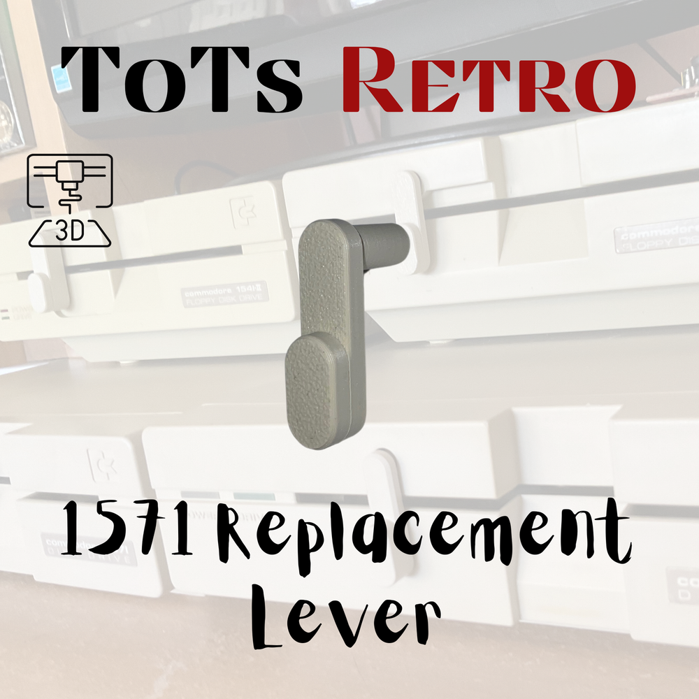 Commodore 1571 Disk Drive Replacement Lever 3d Printed CBM