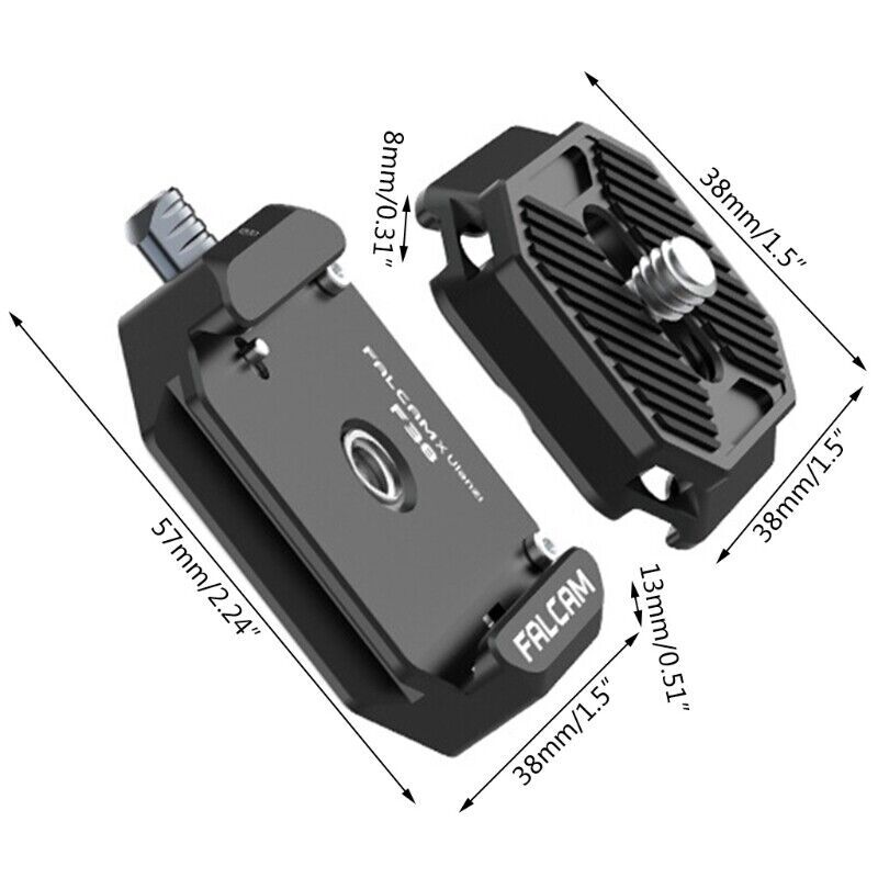FALCAM F38 Quick Release System with Quick Release Base Mount 2268