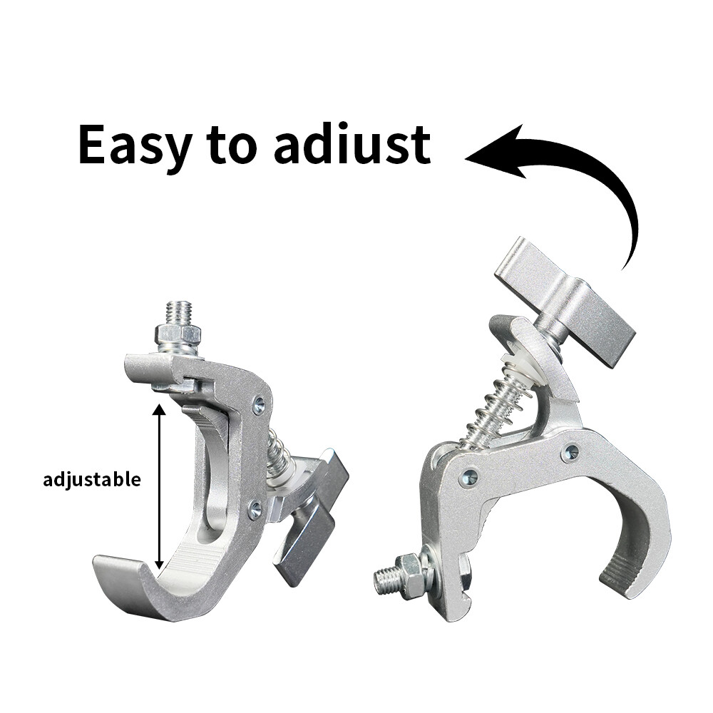 4Pack DJ Stage Lighting Clamp Truss Bracket Hook Clamp DJ Projector Bar Light